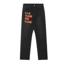 Revenge "Live Vlone Die Vlone" Graphic Jeans