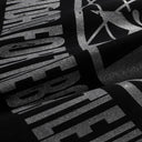 Sweat à capuche « RoughPlay Flame Portrait Logo » — Noir