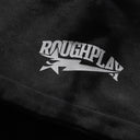 Sweat à capuche « RoughPlay Flame Portrait Logo » — Noir