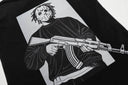 Hockey Mask Rifle Graphic Tee