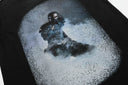 Hooded Figure Smoke Graphic Tee