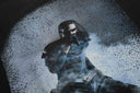 Hooded Figure Smoke Graphic Tee