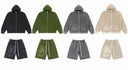 Saint Vanity Hoodie & Shorts Set - Olive, Grey, Black, Cream