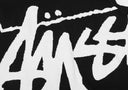 Stussy Big Script Logo Sweater — Black