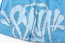 Syna World Logo Tee & Shorts Set — Green, Sky Blue, Red & Grey, product photo 16