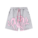 Syna World Logo Tee & Shorts Set — Green, Sky Blue, Red & Grey, product photo 10