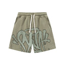 Syna World Logo Tee & Shorts Set — Green, Sky Blue, Red & Grey, product photo 14