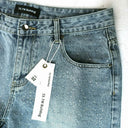 Short en jean orné de strass Bulldog TW