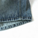 Short en jean orné de strass Bulldog TW