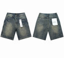 TW Bulldog Tinted Wash Rhinestone Shorts