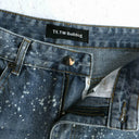 Short en jean éclaboussé TW Bulldog — Délavé