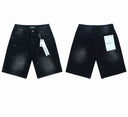 TW Bulldog Cross Stud Denim Shorts