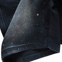 TW Bulldog Cross Stud Denim Shorts