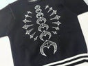 Pull brodé Thug Club Moon & Dagger — Noir