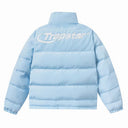 Chaqueta Puffer con logo ovalado Trapstar — Azul claro