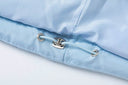 Chaqueta Puffer con logo ovalado Trapstar — Azul claro