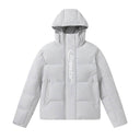 Chaqueta acolchada con capucha Trapstar — Gris