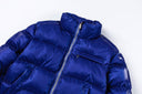 Chaqueta acolchada brillante Trapstar — Azul real