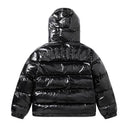 Trapstar Glossy Hooded Puffer — Black