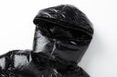 Trapstar Glossy Hooded Puffer — Black