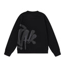 Sweat-shirt ras du cou Syna à imprimé Graffiti — Noir
