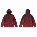 Trapstar ombre camo windbreaker in red