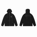 Trapstar textured windbreaker in black