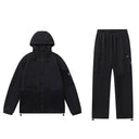 Trapstar technical shell jacket and cargo pant set in black