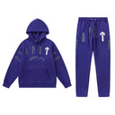 Trapstar arch logo hoodie and joggers in purple