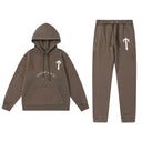 Trapstar arch logo hoodie and joggers in taupe
