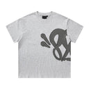 Syna World Logo Tee & Shorts Set — Grey Marl in Gray, product photo 2