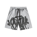 Syna World Logo Tee & Shorts Set — Grey Marl in Gray, product photo 5