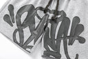 Syna World Logo Tee & Shorts Set — Grey Marl in Gray, product photo 8