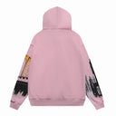 Valley Dreams NYC Skyline Zip Hoodie — Pink, product photo 3
