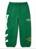 VALE Logo Sweatpants — Red, Green & Black