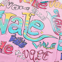 Valley All-Over Graffiti Zip Hoodie - Pink, Blue & Green, product photo 9