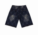 Valley Argyle Wash Denim Shorts