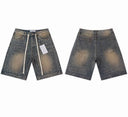 Valley All-Over Rhinestone Denim Shorts