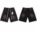 Valley All-Over Rhinestone Denim Shorts