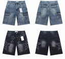 Valley Iridescent Rhinestone Denim Shorts