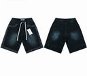 Valley Star Stud Cargo Denim Shorts
