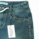 Valley Star Stud Cargo Denim Shorts