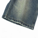 Valley Chenille Letter Denim Shorts