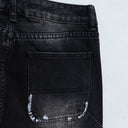 Jeans de paneles Valley Sports Carpenter — Negro y azul lavado