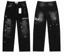 Jeans de paneles Valley Sports Carpenter — Negro y azul lavado