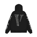 Vlone Zip Up Hoodie — Black