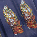WDW Stained Glass Flame Hoodie — Orange & Purple