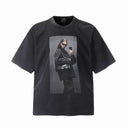 Selfie Portrait Graphic Tee - Black