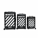 Custom Off-White "Diagonals" Aluminium Suitcase — Black, product photo 1