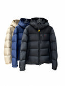 Polo Ralph Lauren Puffer Jacket — Tan, Navy & Black